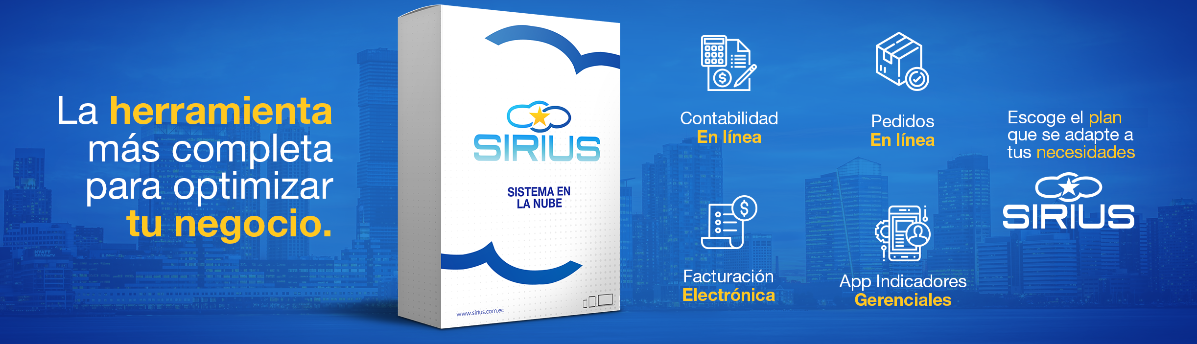 Sirius es la plataforma tecnlógica que ter permite ser el gerente que quieres ser.